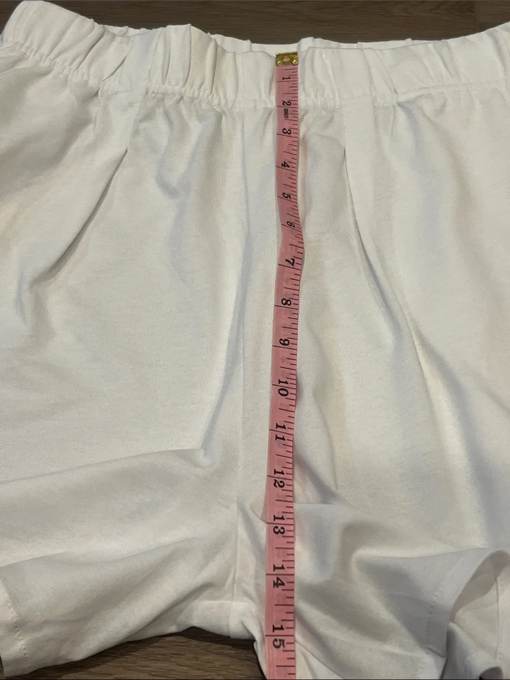 NWT Sedvana Swedish White Elastic Waist Lounge Shorts Cotton & Modal Comfy Relax - Picture 10 of 13